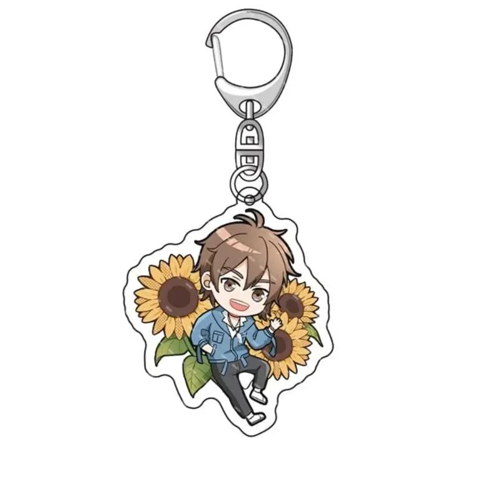 أنيمي نو كرنفال تأثيري الاكريليك سلاسل المفاتيح العالم الجديد كرنفال زهرة سلسلة الشكل أستر بليد كوينسي قلادة كيرينغ المشجعين هدية