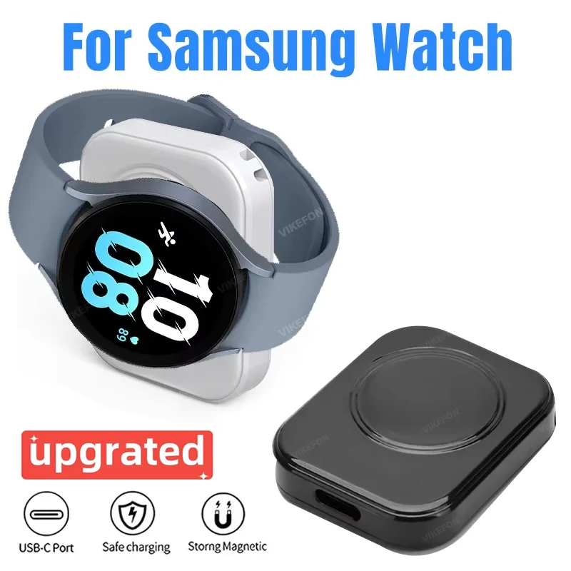 Bezprzewodowa ładowarka magnetyczna typu C do zegarka Samsung Galaxy Ultra/7/6/6 Classic/5 Pro/5/4 /4 classic/3/aktywne szybkie ładowanie