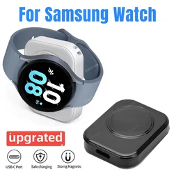 Magnetic Type C Watch Wireless Charger For Samsung Galaxy Watch Ultra/7/6/6 Classic/5 Pro/5/4 /4 classic/3/Active Fast Charging