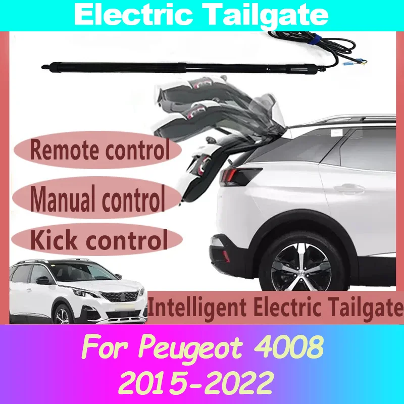 For Peugeot 4008 Electric Tailgate Car Trunk Modification Intelligent Automatic Lifting Tailgate Matching Front and Rear Buttons