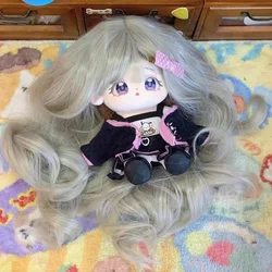 60 cm leaf lorry doll wig night loli fairy clothes ice spirit princess hair set hair long straight curly hair