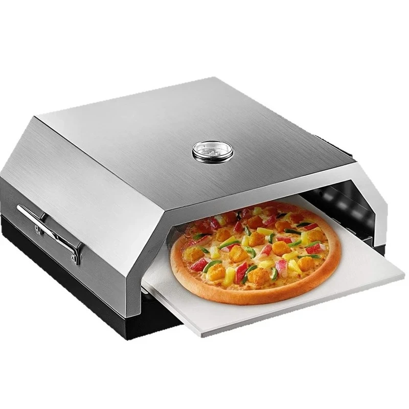 Horno de Pizza Nuevo, Portátil, de Carbón, para el Hogar, Horno para Hornear Pan, Horno de Pizza a Leña y Gas