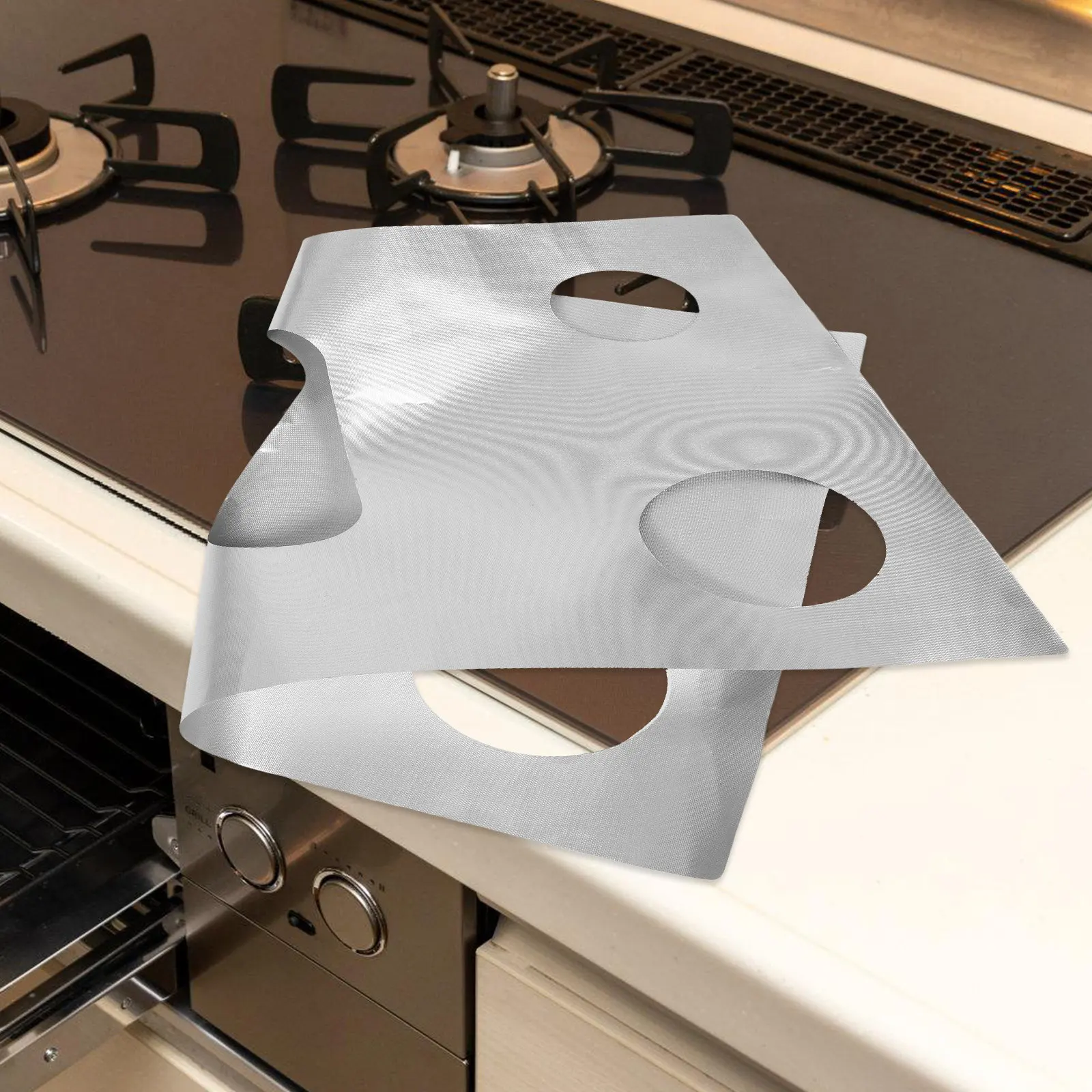 Heat Resistant Gas Stove Burner Cover Mat Non Stick Stovetop Protector for Outdoor Grilling Camping Kitchen Easy Clean - view 5