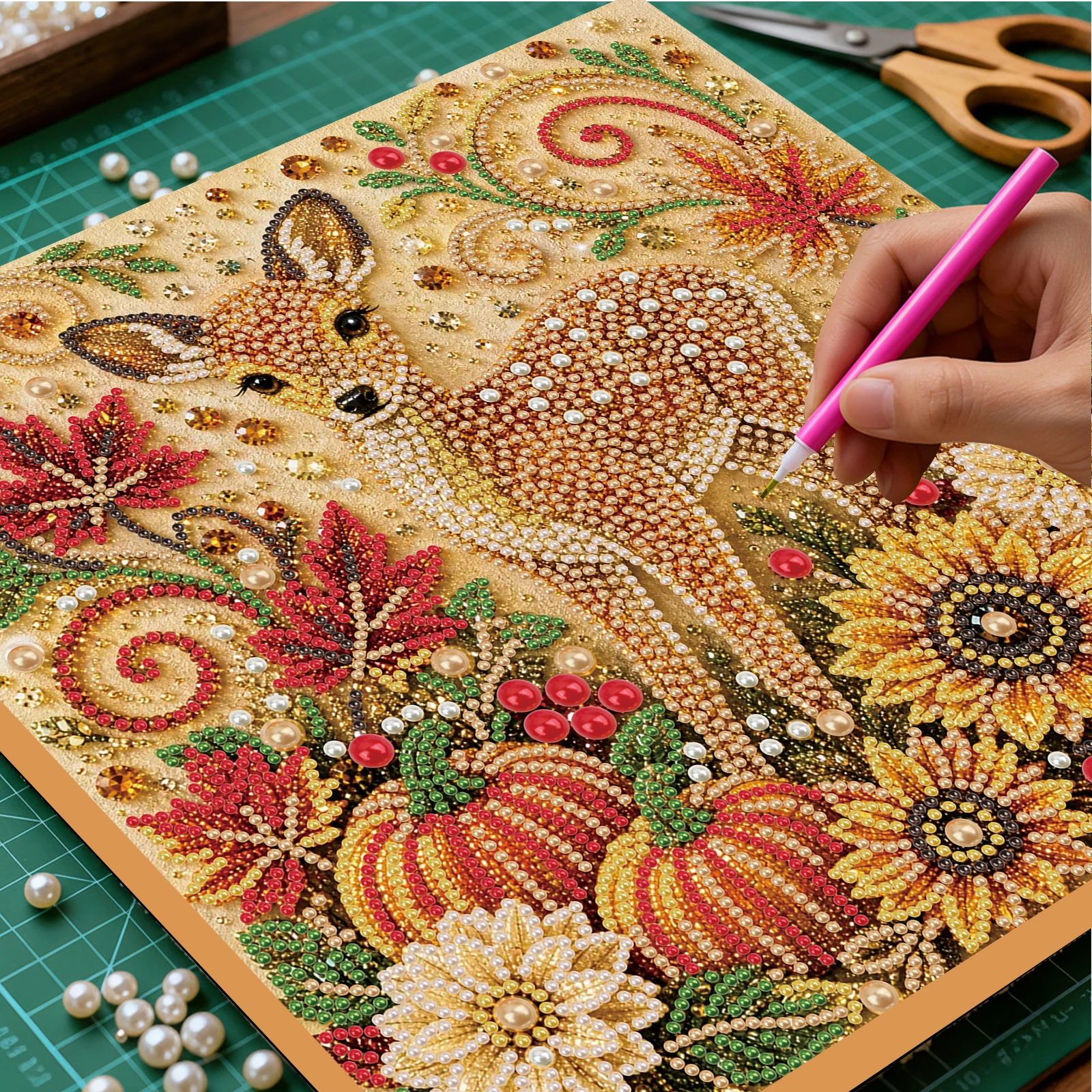 ชุดระบายสีลูกปัดไข่มุก ผ้าใบมี - Resin Art Frame บทวิจารณ์และราคา