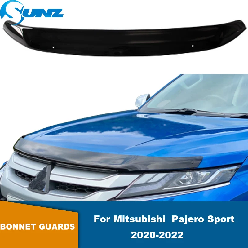 

Bonnet Guard For Mitsubishi Shogun Pajero Sport 2020 2021 2022 Front Bug Shield Hood Deflectors Accessories Bonnet Protector