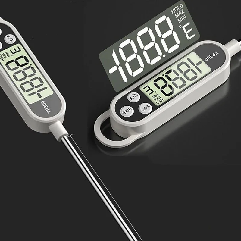 

Daily Use Electronic Oven Kitchen Tool Digital Food Thermometer Kitchen Water Oil Thermometer for Meat Cooking Food Probe BBQ