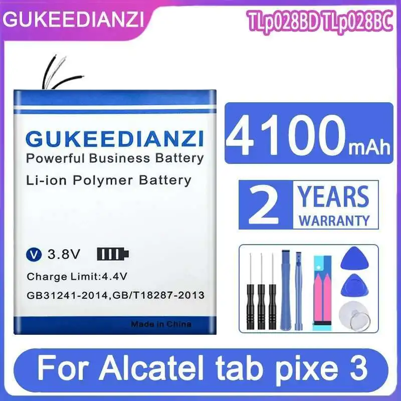

Для Alcatel Tab Pixe 3 4100 мАч Tlp028bd Tlp028bc аккумулятор для ноутбука Надежная мощность долговечная