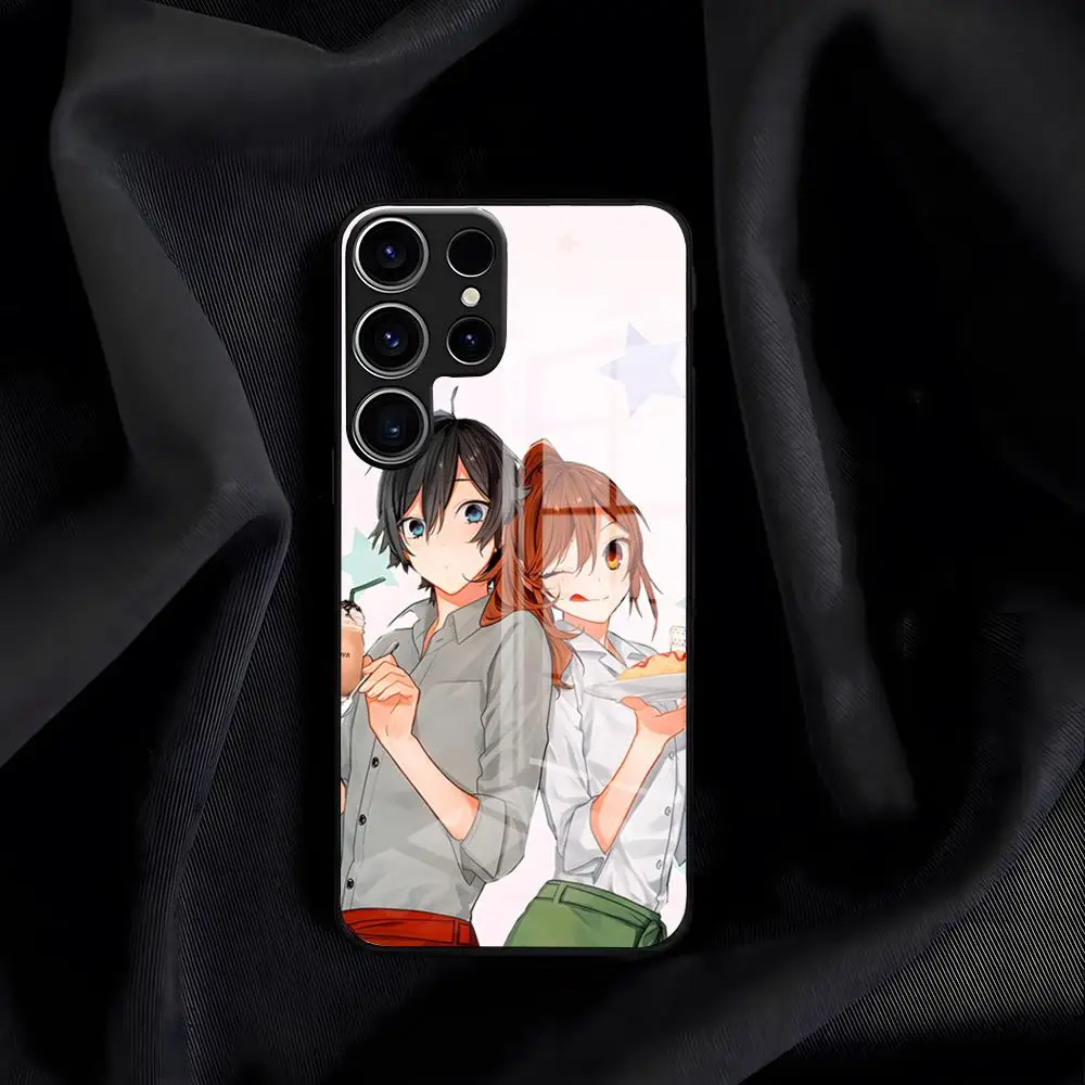 Anime Horimiya Phone Case For Samsung S26 S25 Plus S20 S20 Plus S22 Ultra S23 FE S21 Plus S21 Ultra Glass Cover