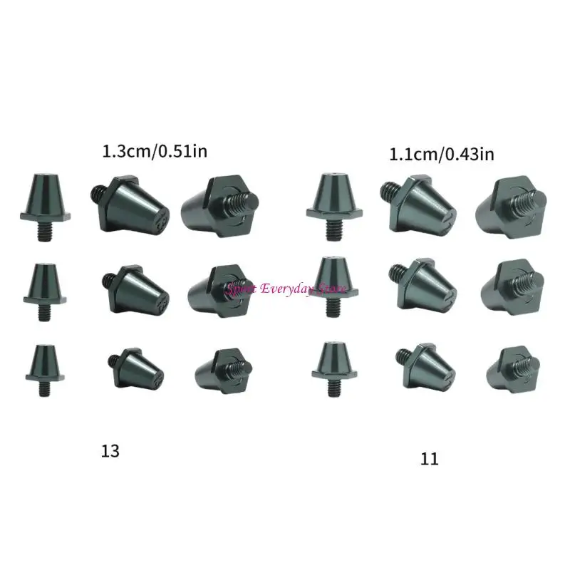 12 pezzi calcio picchi calcio chiodi sostitutivi calcio taglienti calcio in alluminio jome