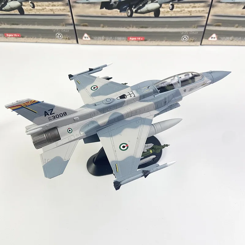 1:72 Scale UAE Air Force F16 F-16F Fighter Desert Falcon Camouflage Painted Alloy Airplane Model Military Collectible Aircraft