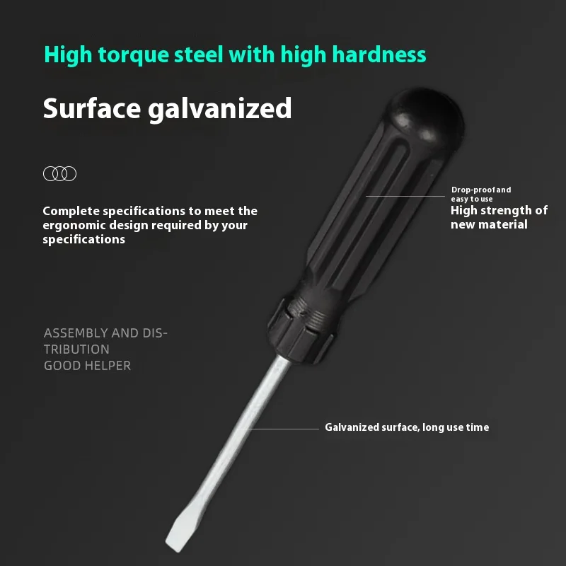 AOFO 5PCS Screwdriver Set Phillips & Slotted Hand Tool Kit for Repair, DIY, Home, Electronics, Car, Workshop