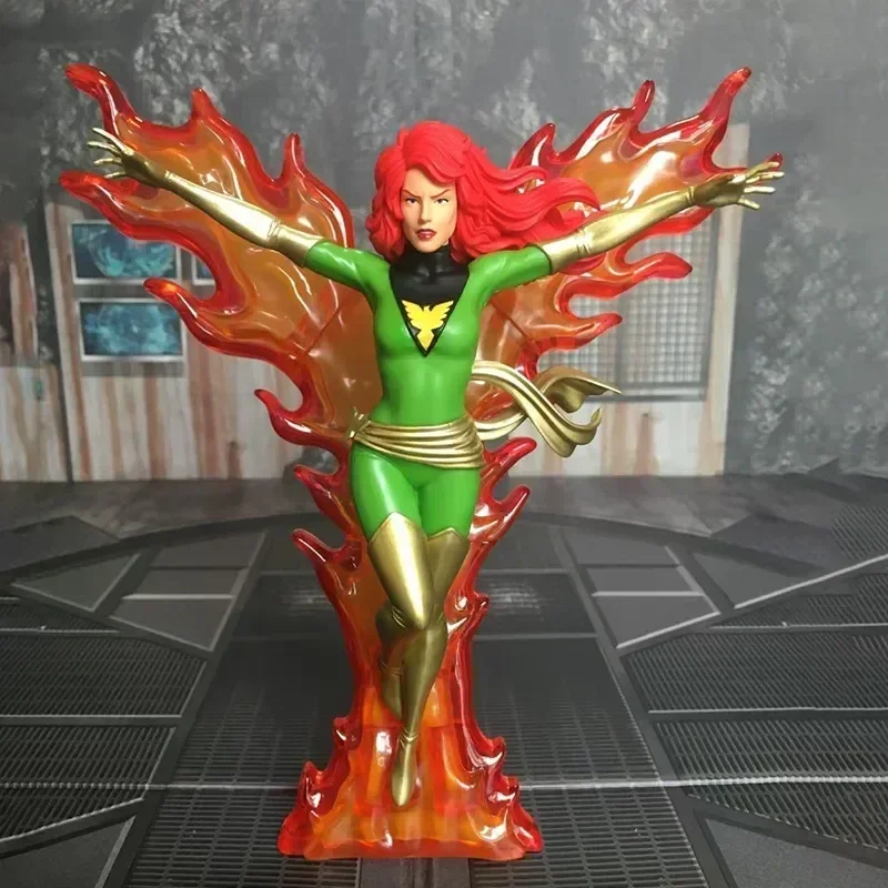 Marvel Mk260 Artfx Phoenix X-Men Anime Peripheral Action Figure Model Garage Kit Toy Room Decor Children Kawaii Birthday Gift