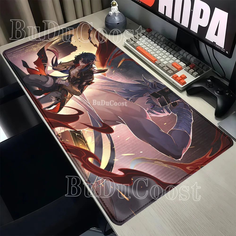 

XXL Blade Mortenax Mouse Pad Gaming Honkai Star Rail HSR PC game esports Keyboard Mousepad office overlock HD Printing Desk Mat