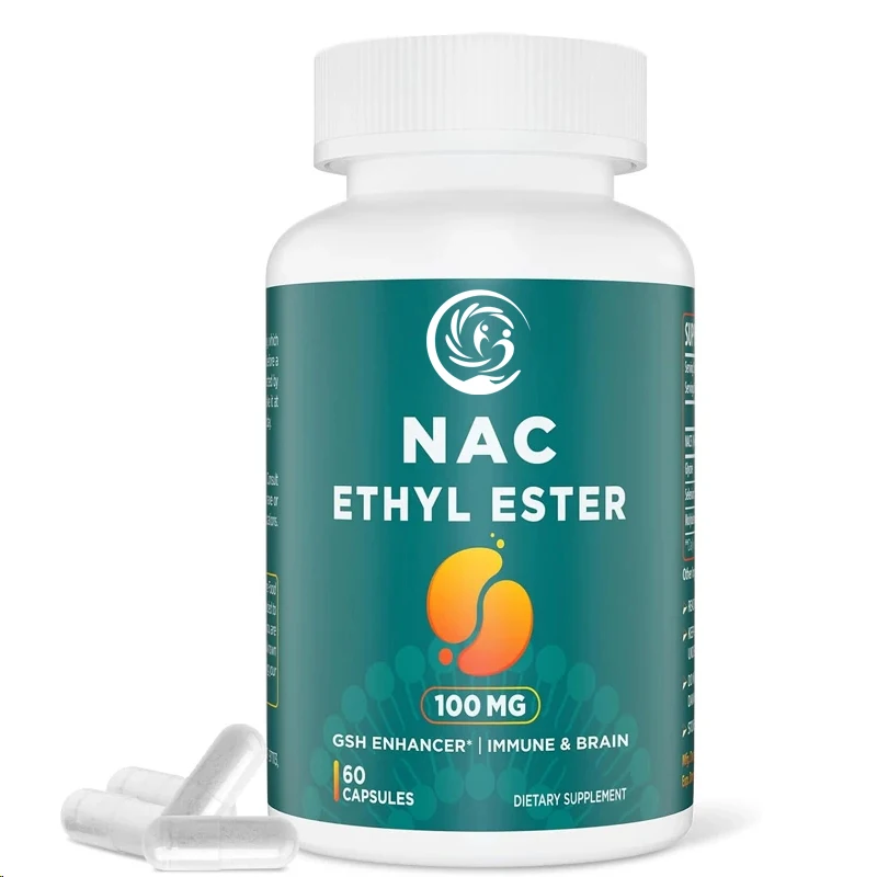 Ester de etilo de acetilcisteina N 100mg - que contiene glicina 600mg - apto para sistema inmunológico adulto y antioxidante