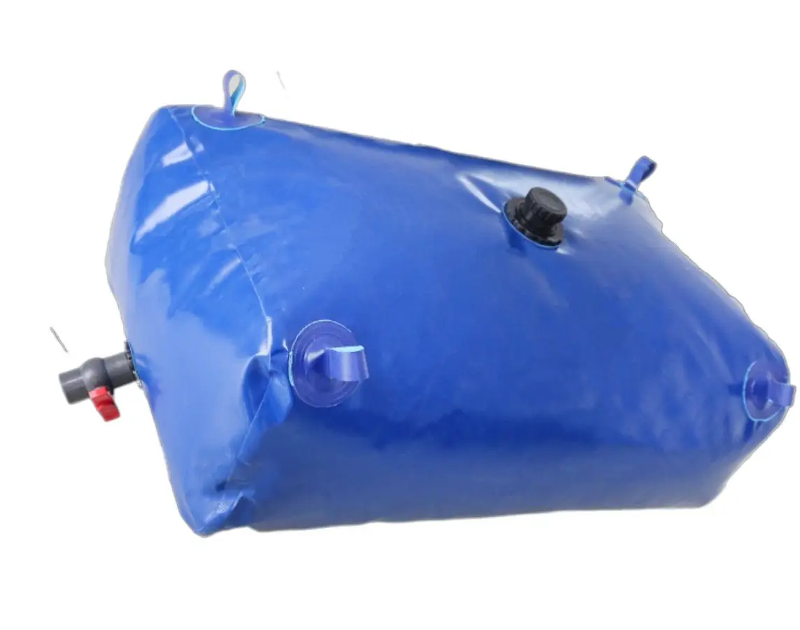 Folding water bag large-capacity vehicle transport outdoor drought-resistant agricultural load-bearing water storage bag