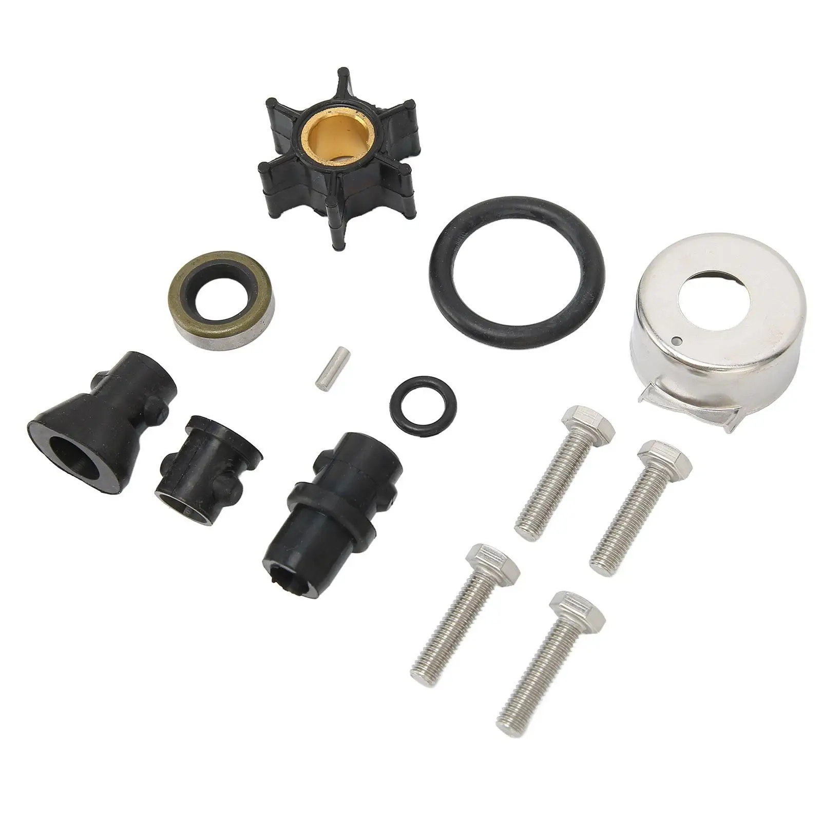 Durable Water Pump Impeller Repair Kit for johnson Evinrude 9. 1 - Rustproof ABS Construction 18-3327