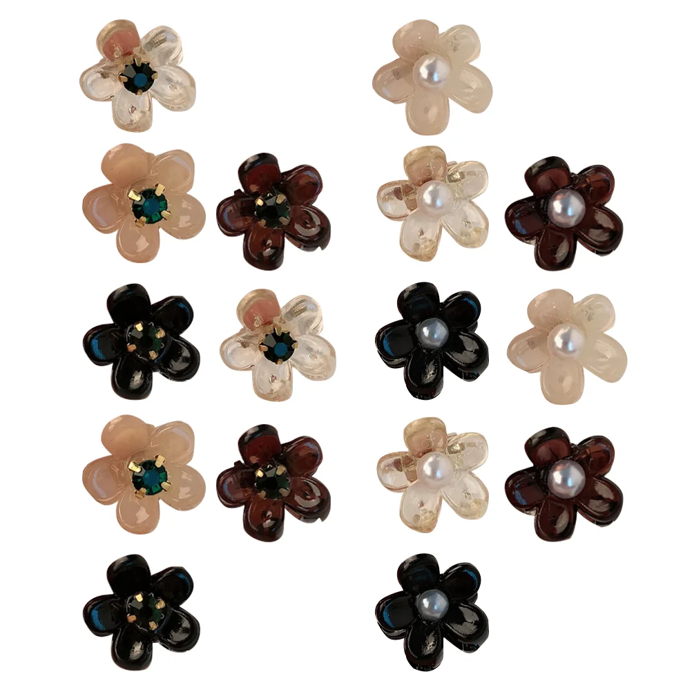 

16 Pcs Hair Accessories for Girls Kids Snap Clips Claw Thin Jaw Small Clamps Braid Baby