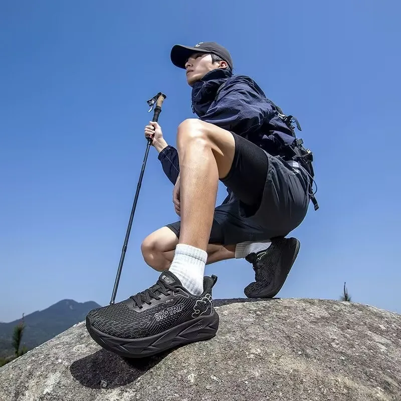New Wide Toe 4E Wide Last Men's Running Shoes Breathable and Non Slip Men's Outdoor Sports Shoe Soft Soled Running Shoes