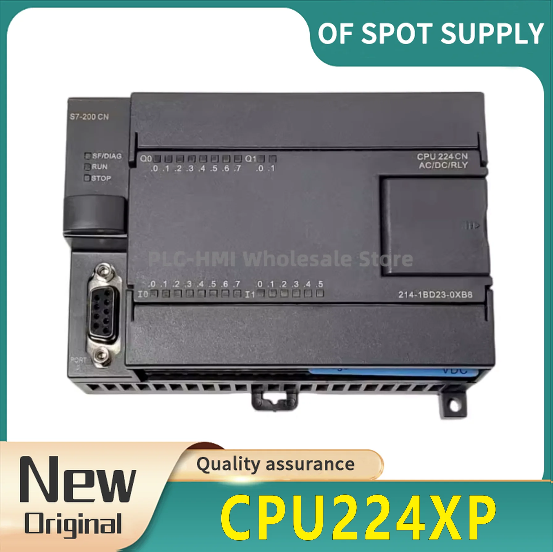 CPU224XP programmable controller 220V PLC S7-200 output Programmable logic controller.