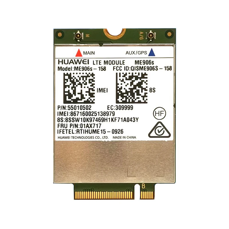 UNLOCKED HUAWEI ME906S ME906s-158 FRU 01AX717 LTE 4G Card Qual-band HSPA+ for Thinkpad L460 L560 X260 T460 T460P T460S T560