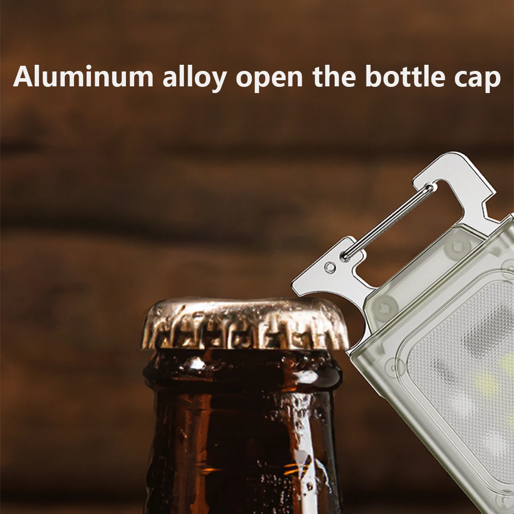 1pc Smiling Shark TIP-062 MINI torcia a LED, torcia portatile protettiva, luce flash a lunga durata ricaricabile per esterni