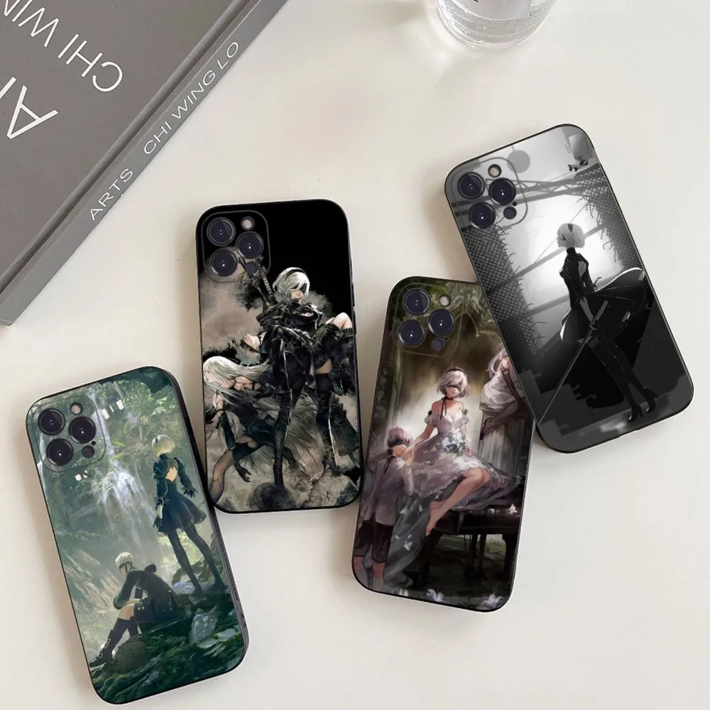 Nier Automata Phone Case For iPhone 14 11 12 13 Mini Pro XS Max Cover 6 7 8 Plus X XR SE 2020 Funda Shell