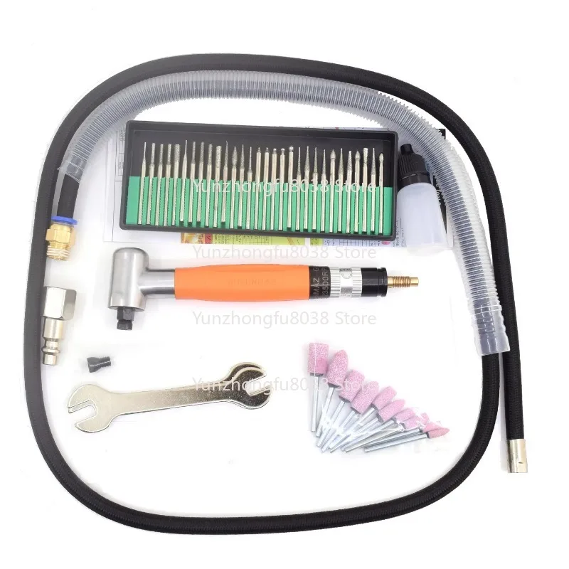 90 Degree 3mm Angle Air Micro Die Grinder Pencil Set Pneumatic Micro Grinder