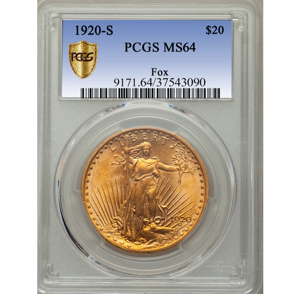 1920 S USA Liberty $20 Gold Coins Eagle Coin Collectibles Coins Sealed in Boxes monedas Graded Case Holder NGC PCGS MS64