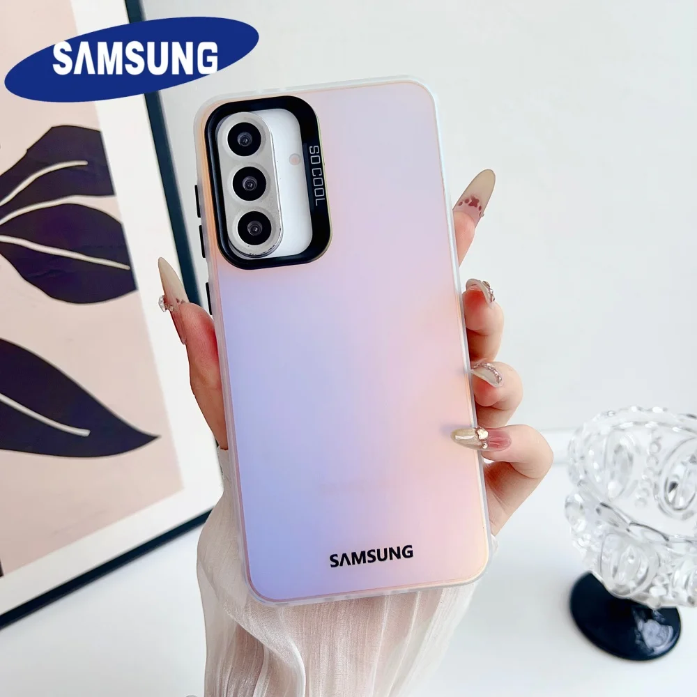 

Fashion Dazzle Laser Matte 3 IN 1 Phone Case for Samsung Galaxy S25 S24 Ultra S23 S22 Plus S21 S20 FE A73 A55 A35 A23 A16 Cover