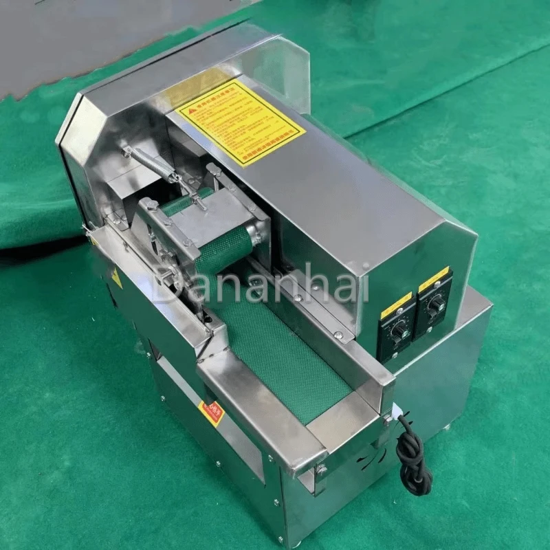 

Commercial Electric Fully Automatic Vegetable Cutter Onion Leek Shredder Banana Cucumber Slicer Kitchen Appliance