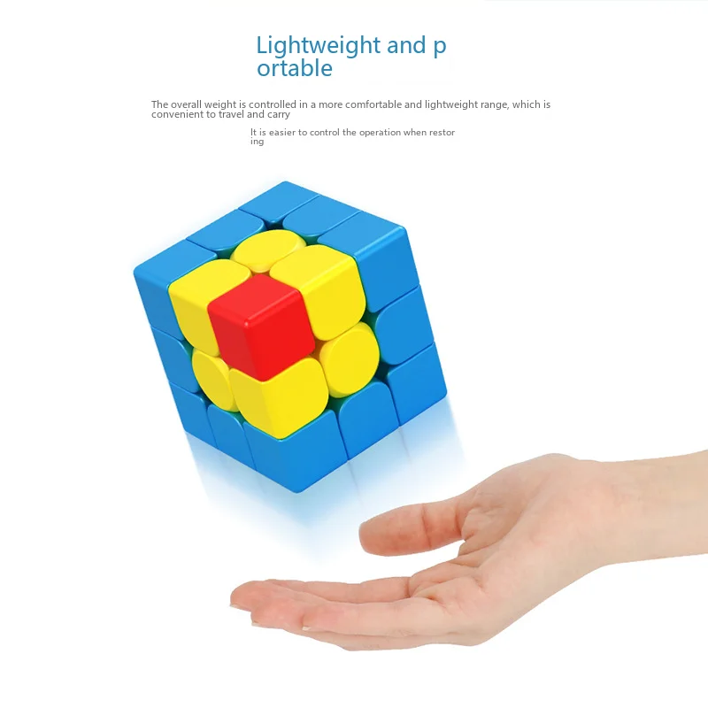 MOYU Kindergarten Children Puzzle Early Learning Magic Tower Sandwich Burger Bump Pudding Fries Magic Cube Fun Toys