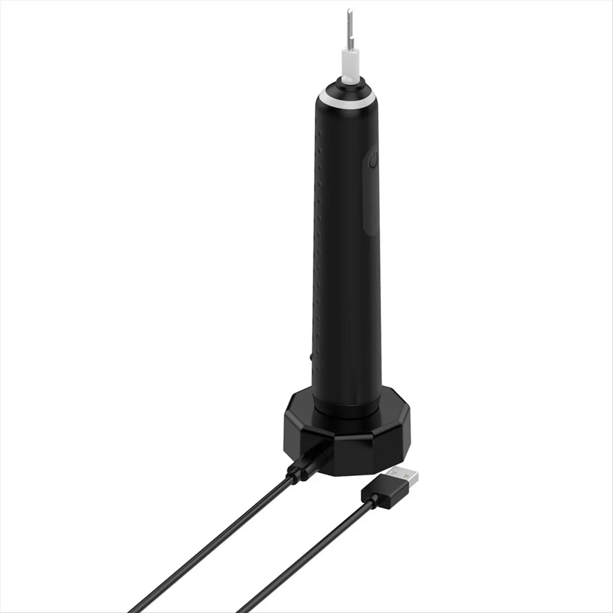 【CYBER Saturday】Wire Charger Dock Base USB C Magnetic Charging Cord for Electric Toothbrush Quick Charging Cable Black