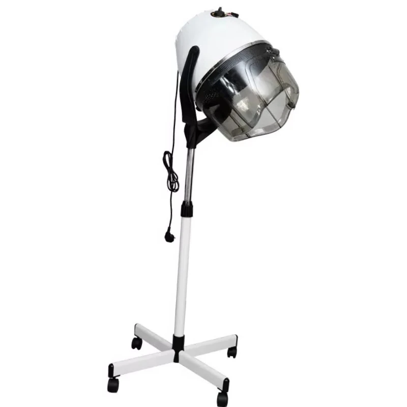

Professional Bonnet Dryer Hair Salon Equipment Stand Movable Hood Hair Heater Dryer Helmet for Barbershop