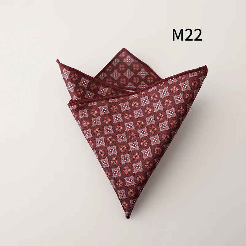 2025 nuevo pañuelo de lujo con estampado de puntos florales, pañuelo cuadrado de bolsillo, ropa Formal para hombre, pañuelo azul de negocios, pañuelo de seda simulado, toalla para traje