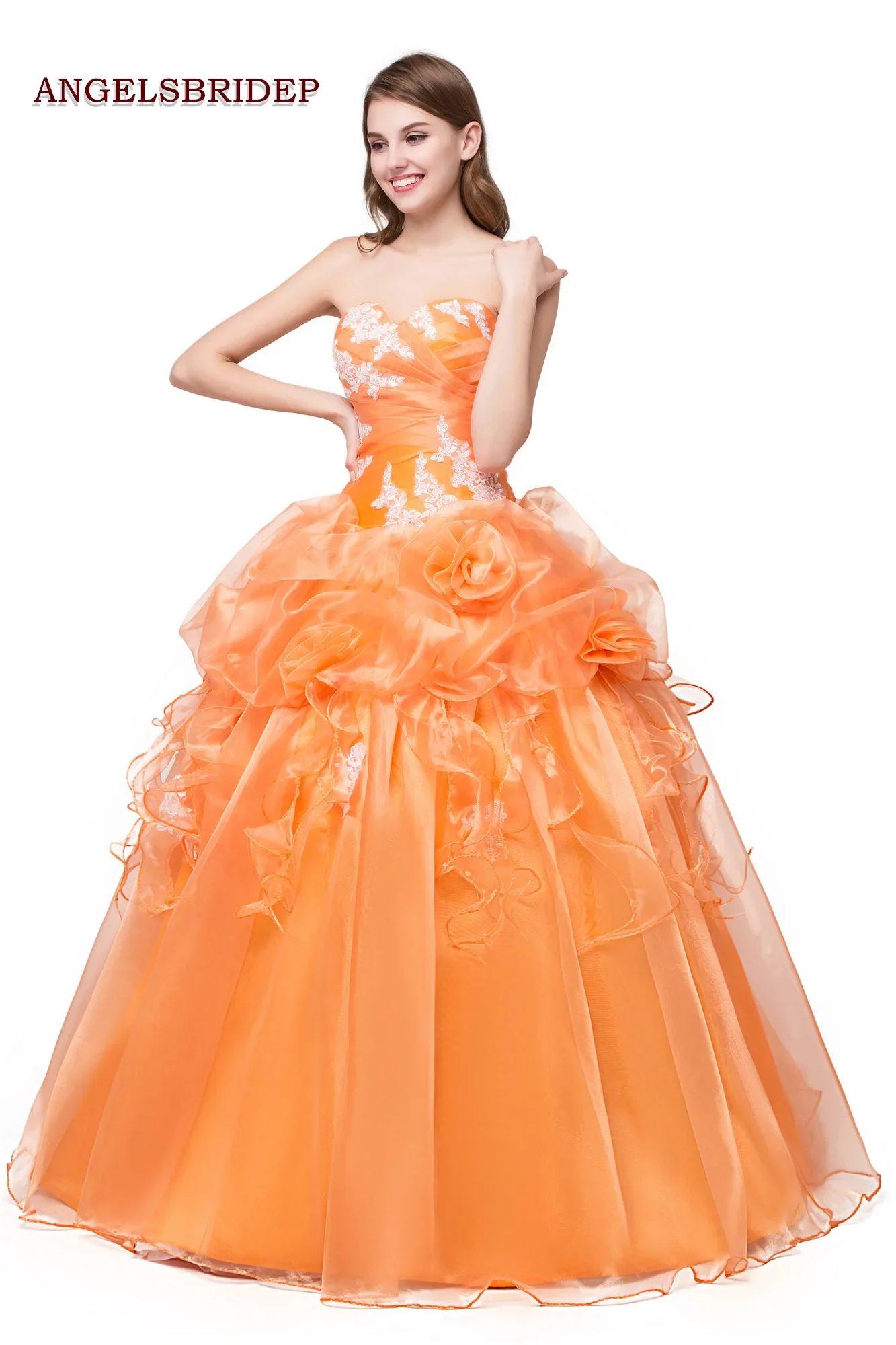 

Boat-Neck Quinceanera Dresses Ball Gown Applique Floor-Length Sweet 16 Party Dress Formal Masquerade Gowns Hot