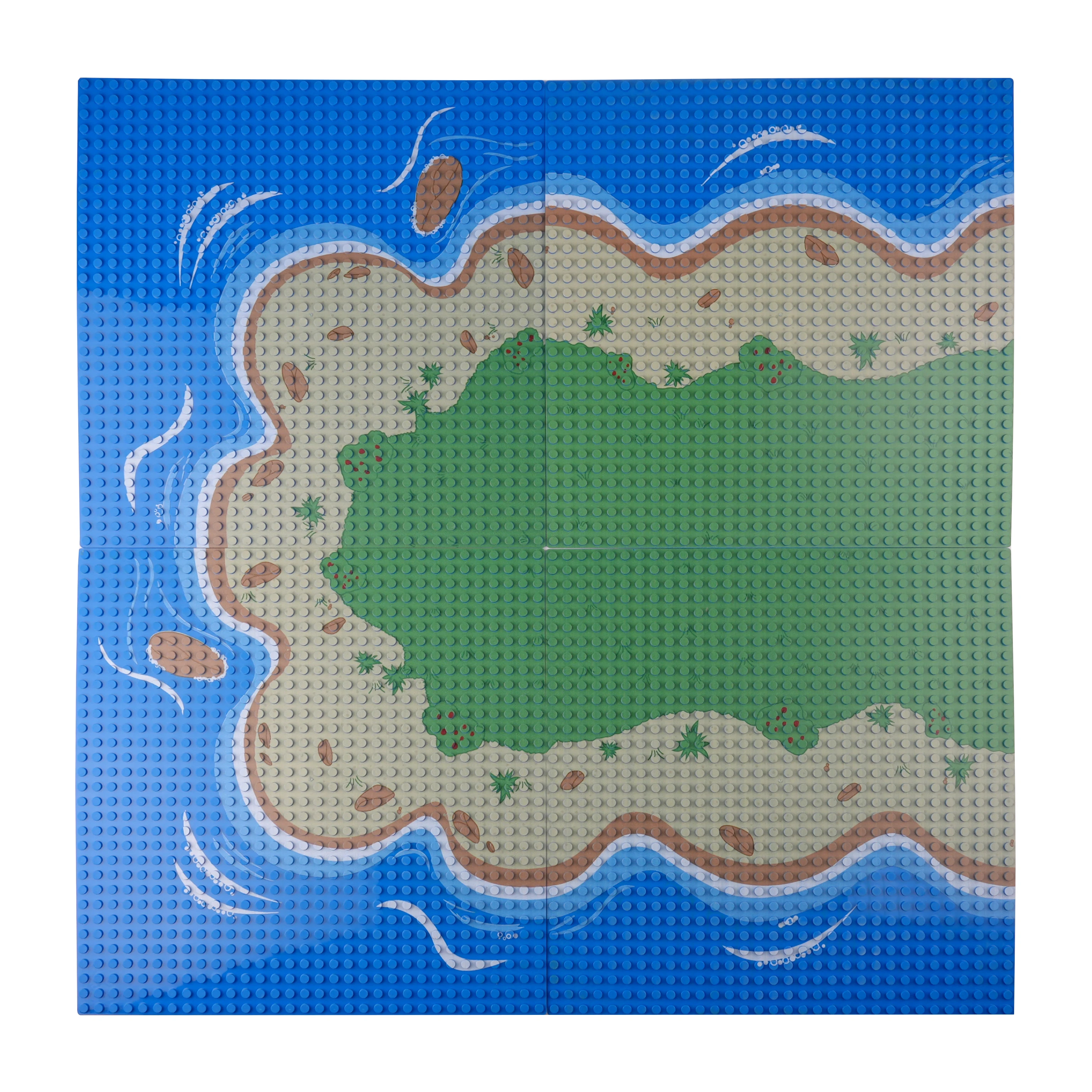 Placa Base de 32x32, bloques de construcción clásicos, zócalo, tablero de montaje resistente DIY, Compatible con ladrillos Legoeds, regalo para niños