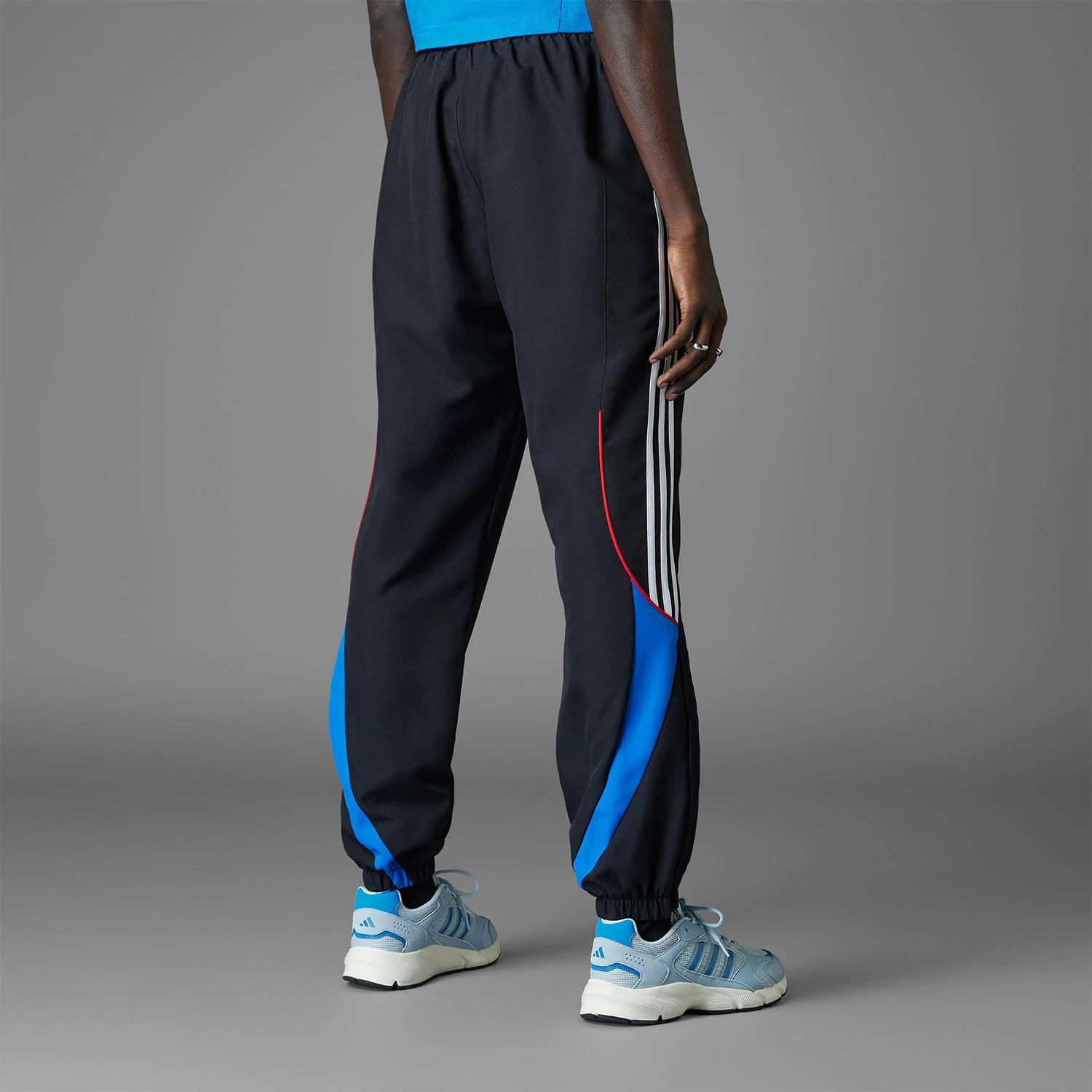 Adidas genuine comfortable men's loose fitting football sports ankle pants JF0371