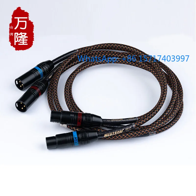 

1 шт. Балансная линия передачи сигнала Bandung NEOTECH NEGT-3000, однокристальная медь, новая, индивидуальная версия