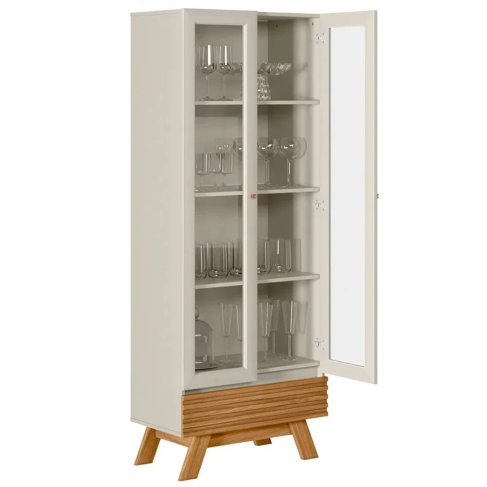 

#designer Villa Light Luxury Living Room Display Cabinet High-End dining room restaurant Customized solid wood Wine Cabinet