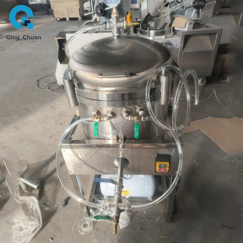 Oil Filter Machine Stainless Steel Portable Vacuum Oil Filter Sunflower Seed Rapeseed Corn Oil Residue Separation Machine
