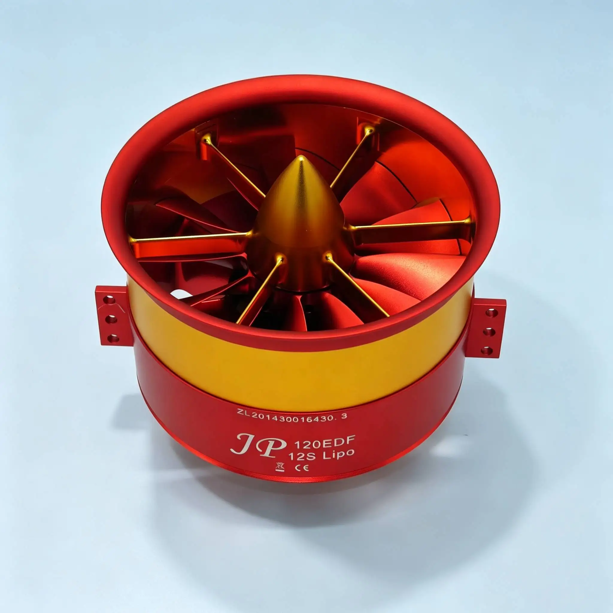JP 120mm CW CCW EDF with 5060 Motor 12S 9.3Kg Push 14S 9.8Kg Push 120 EDF Full Metal Ducted Fan for Jet RC Airplane DIY Models