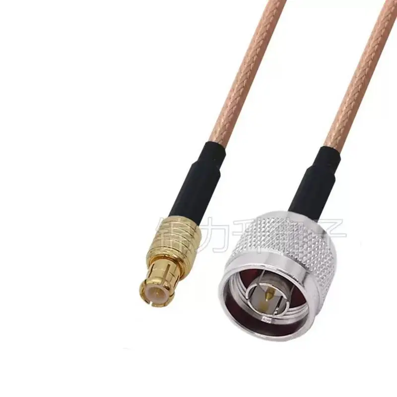 N Male Plug 4hole Flange To MCX Male Plug Connector 15cm of Rg316