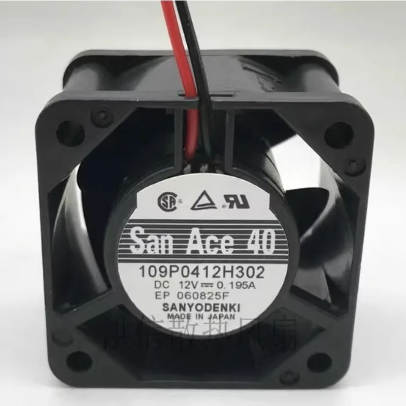 New Cooler Fan for Sanyo 109P0412H302 DC12V0.195A Double Ball Cooling Fan 4028 40X40X28mm
