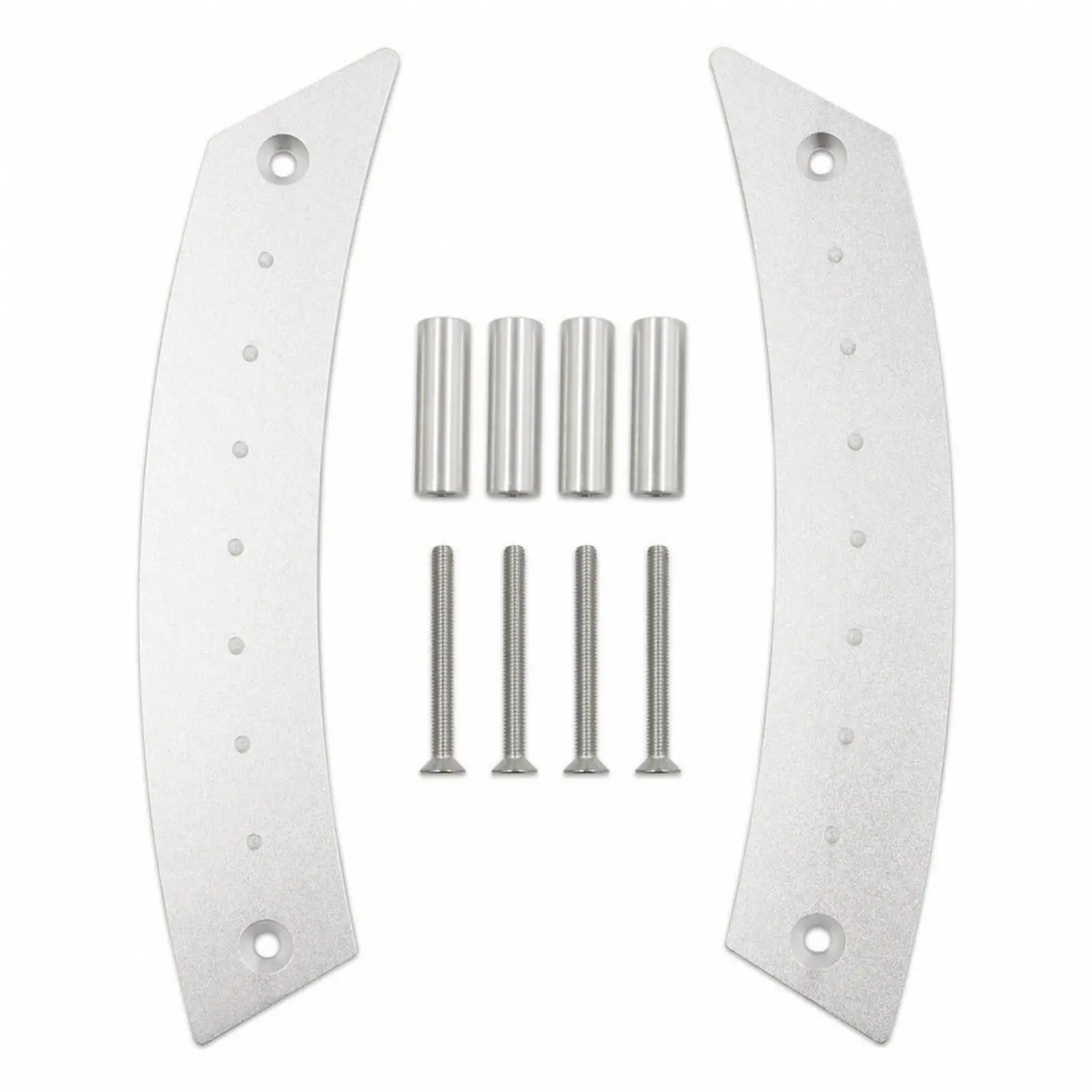 Interior Door Handle Panel for German Auto 1998-2010 Aluminum Alloy with Spacers and Screws