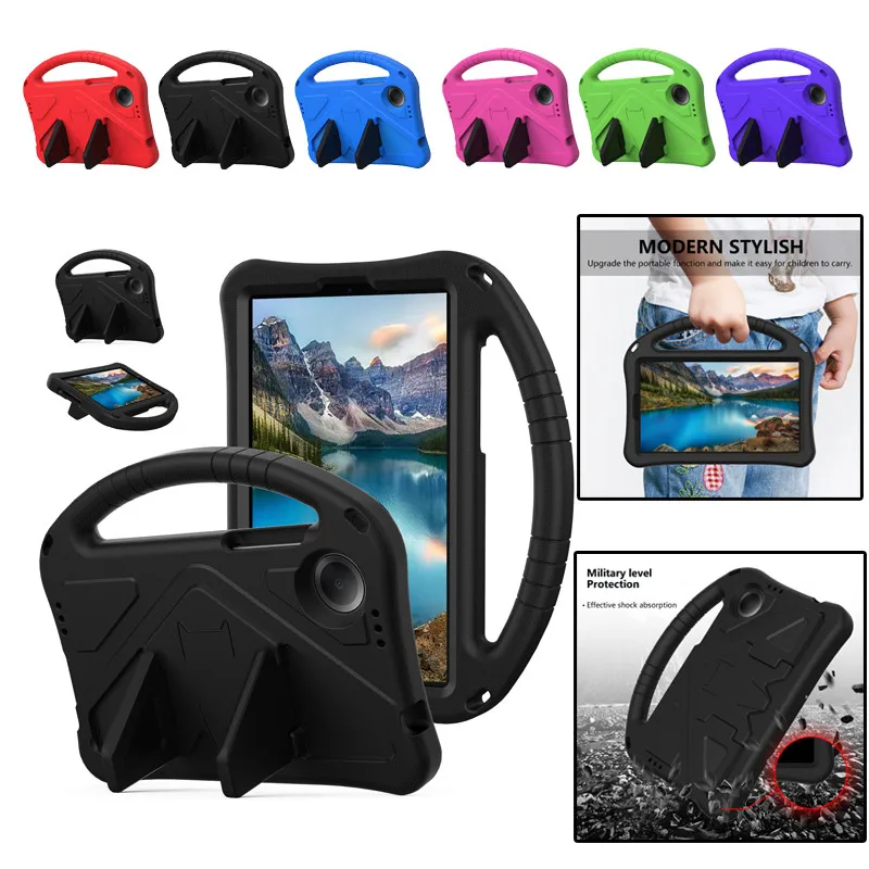 Kids EVA Tablet Case For Xiaomi Redmi Pad SE 4G 2024 8.7 Inch Tablet PC Shockproof Funda with Rear Kickstand