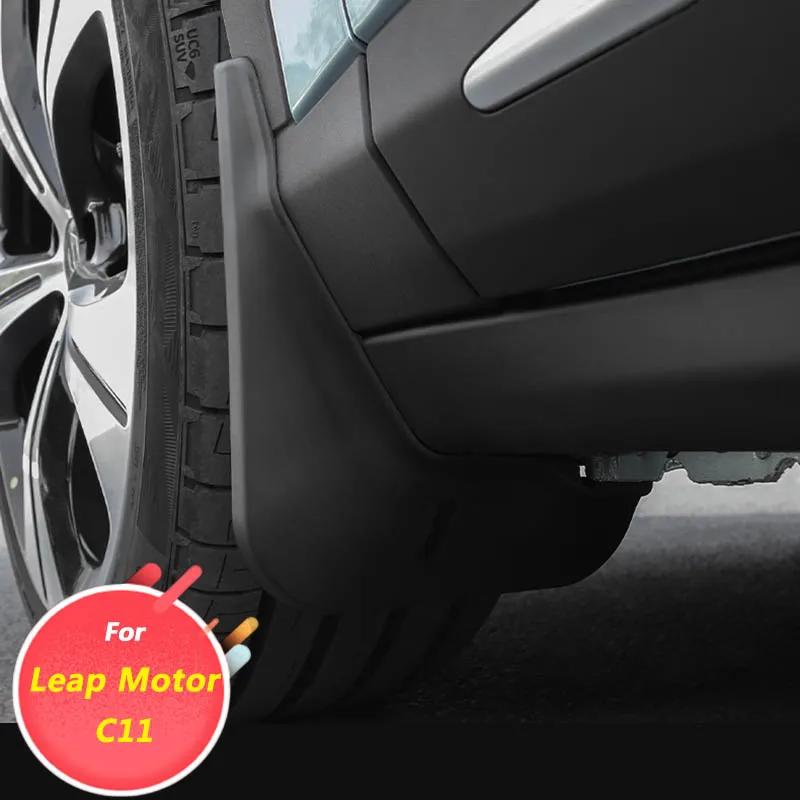 

for Leap Motor C11 2023 Car exterior decoration accessories Wheel mudguards Water deflectors 4pcs