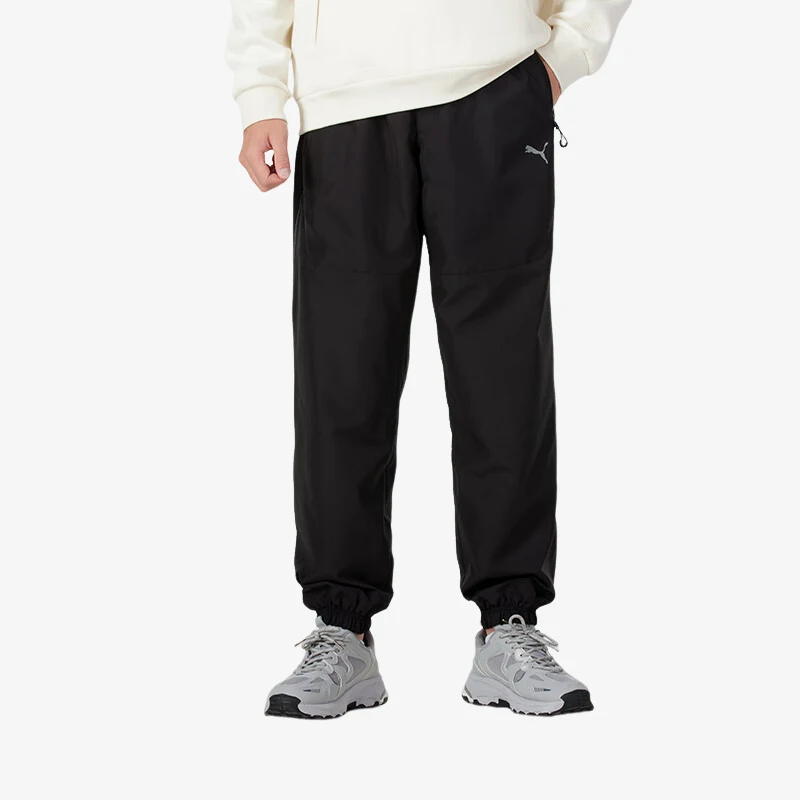 

Puma Genuine 2024, новые мужские спортивные повседневные тканые брюки с манжетами 629734-01