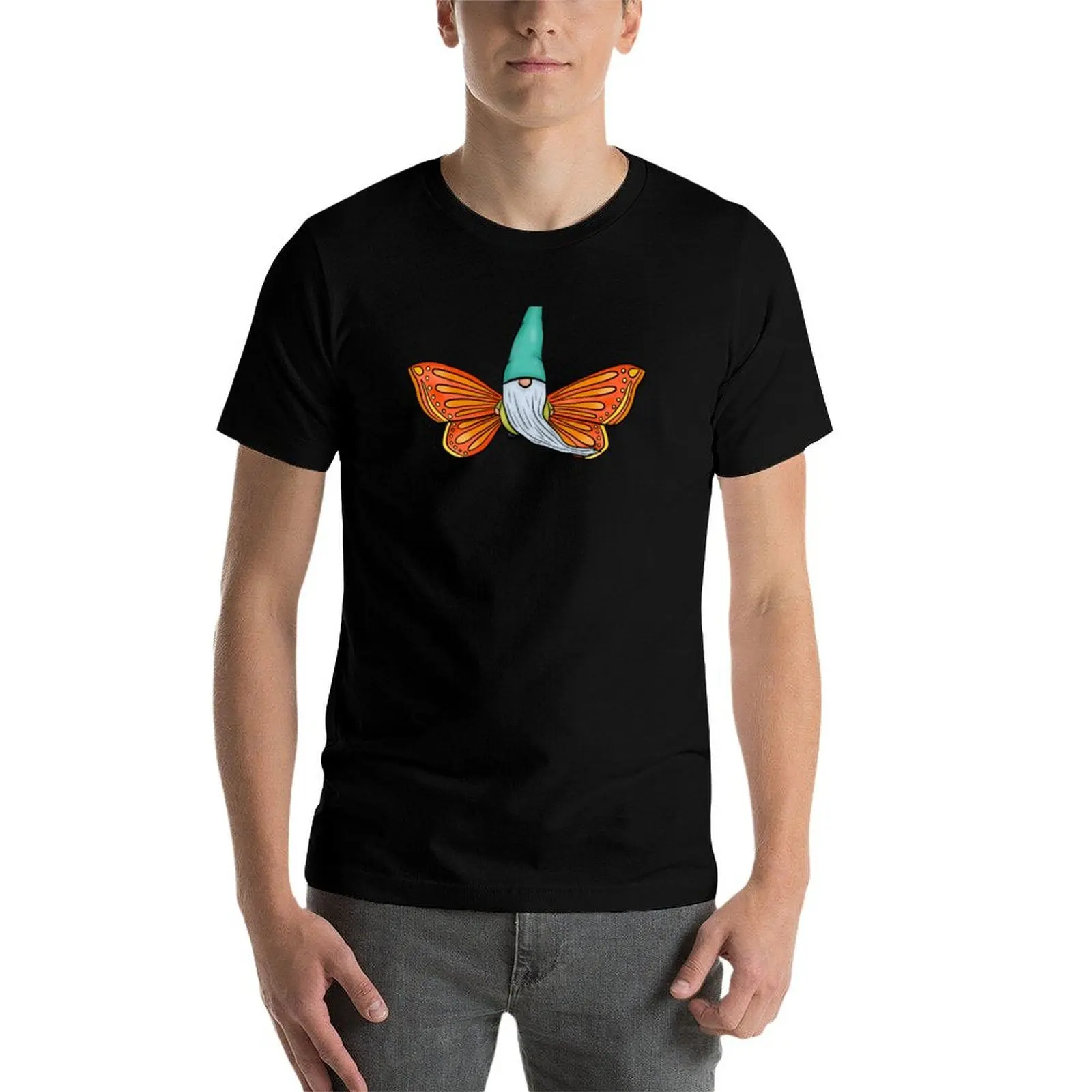 

Butterfly Gnome T-Shirt man graphic t shirt man t shirt heavy cotton anime t shirts oversize T-Shirt