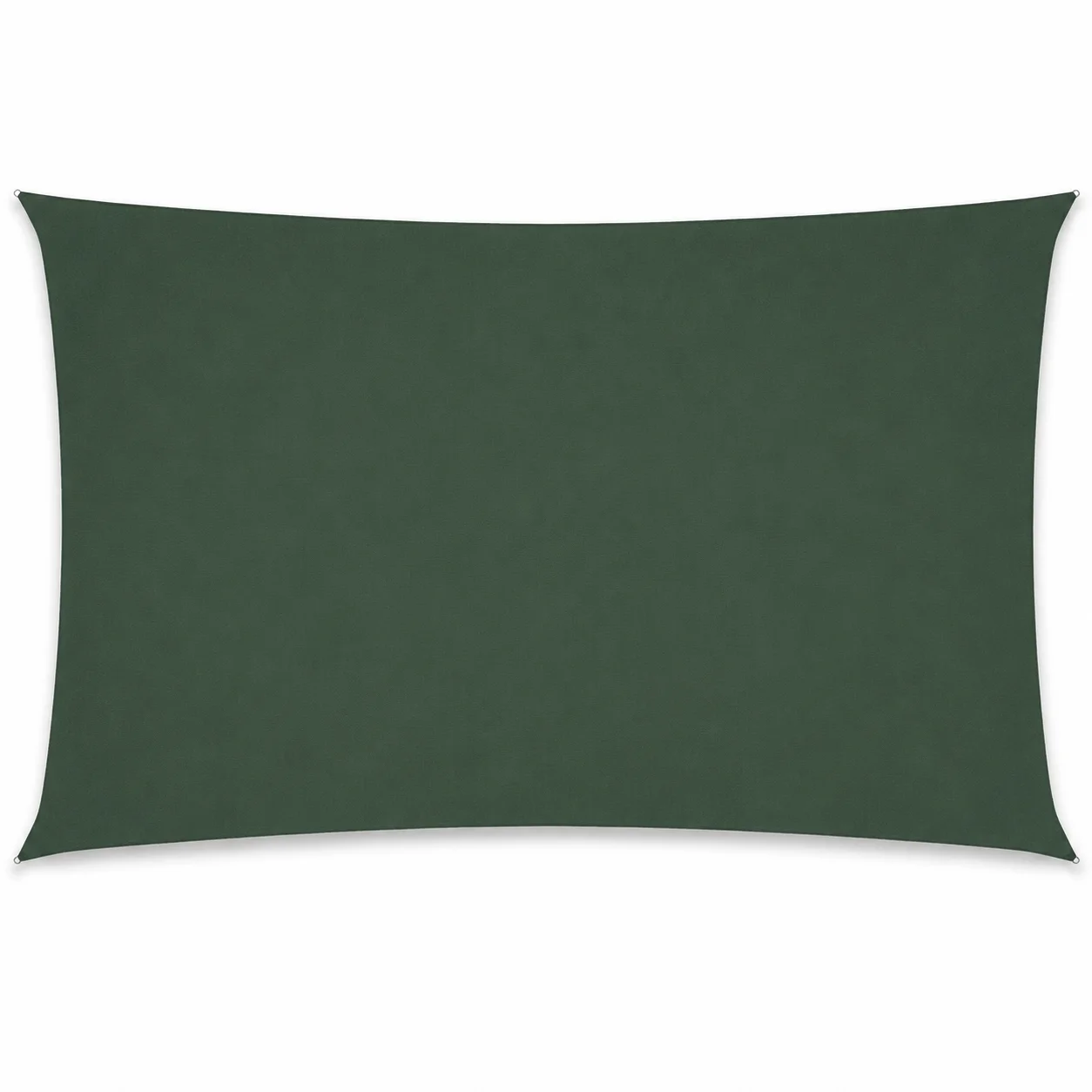 Voile d'ombrage rectangulaire en tissu Oxford 5x8 m vert foncé, protection UV, imperméable, pour jardin, terrasse, patio, balcon, extérieur, durable