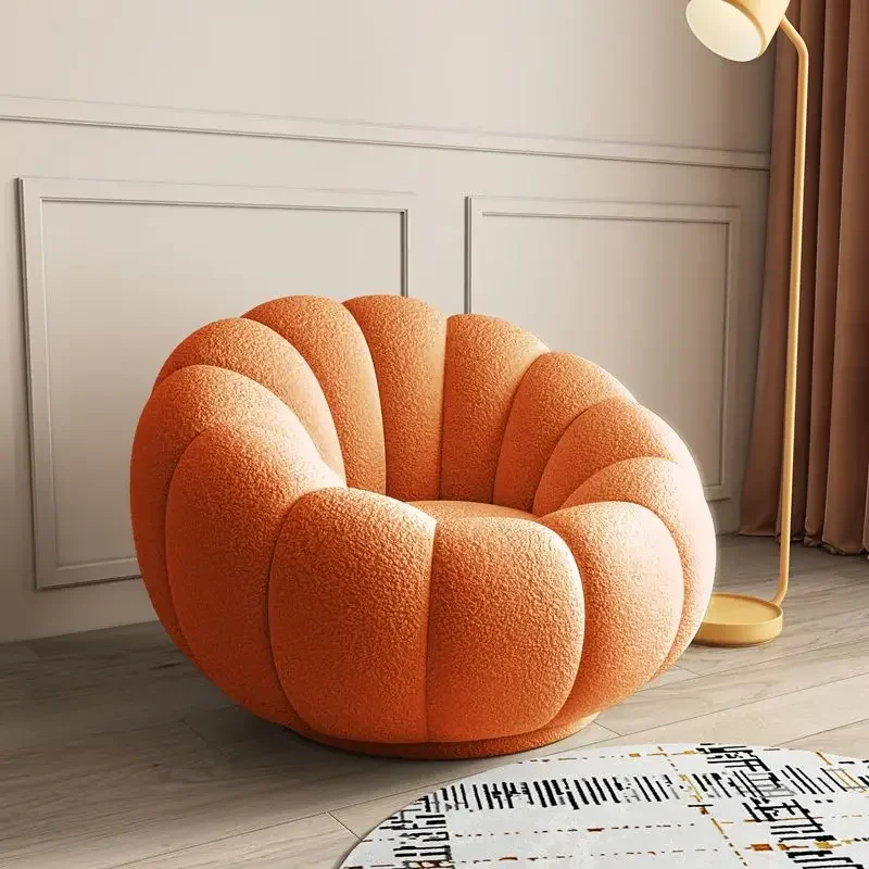 Minimalism Style Couchs Living Room Furniture Living Room Lounge Chairs Modern Interior Furniture Pumpkin Shaped Sofa